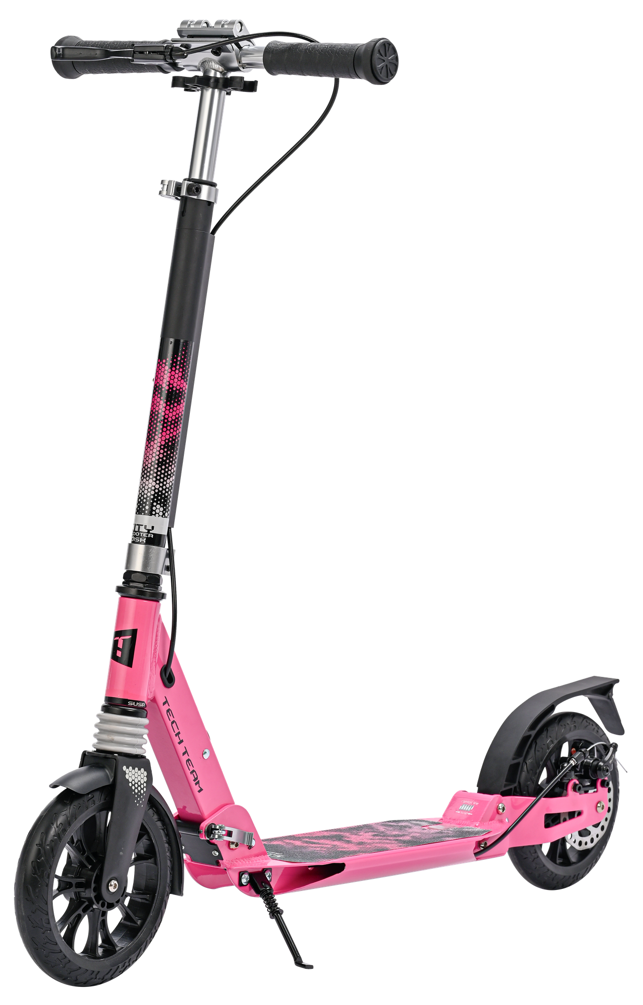 Городской самокат Tech Team City Scooter Disk Brake 2024 pink