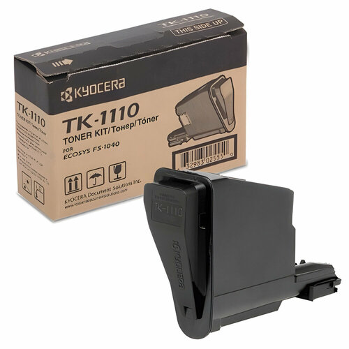 Тонер-картридж KYOCERA (TK-1110) FS1040/1020/1120, оригинальный, ресурс 2500 стр, 1T02M50NX1
