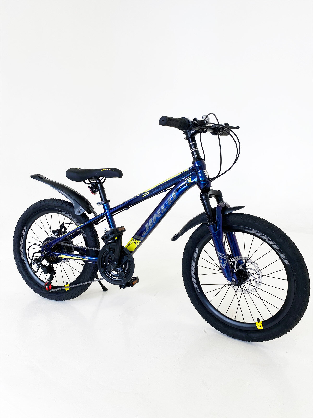 Велосипед горный подростковый 20"/ рост 120-140/скоростной/для девочек/для мальчиков/Фиолетовый с синим