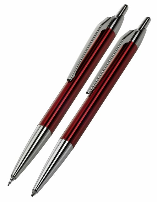 Набор ручек INOXCROM шариковая и карандаш Pure Class Deep Red/(IX 873952 5)