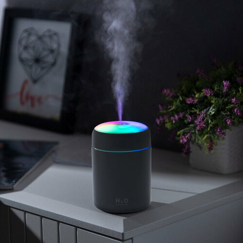 Увлажнитель HM-26 ультразвуковой 03 л 2 Вт подсветка USB в комплекте серый 183000₽