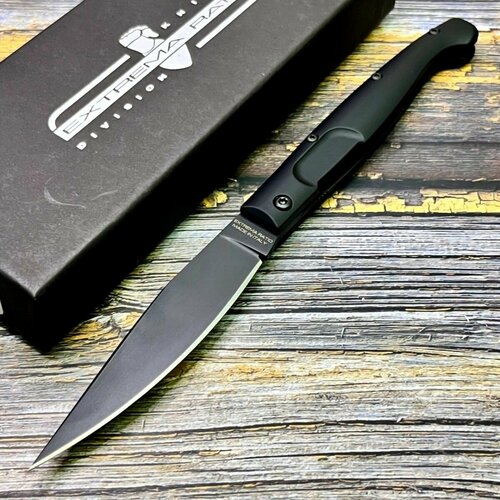 Нож складной Extrema Ratio EX0168BLK Resolza 10, Black Blade шпатель brigadier extrema