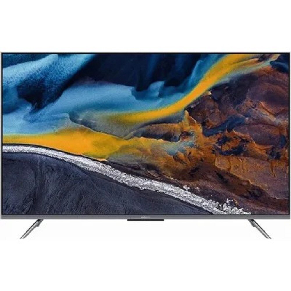 Xiaomi Mi LCD, LED телевизоры Xiaomi Xiaomi 55" Mi TV Q2 55 серый/4K Ultra HD/60Hz/DVB-T2/DVB-S2/USB 2.0/WiFi/Smart TV L55M7-Q2RU