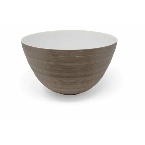 Салатник средний JL Coquet Хемисфер 21,5 см, серый металлик