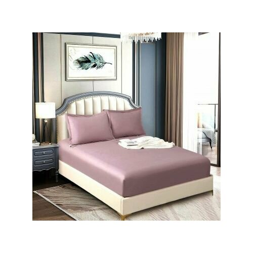 Комплект из простыни на резинке и наволочек Miss Mari Satin Exclusive WD265 180х200x3050х70 6000₽