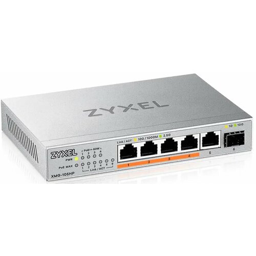 Коммутатор свитч Zyxel XMG-105HP XMG-105HP-EU0101F 24630₽