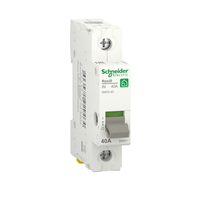 Разъединитель Schneider Electric R9PS140 RESI9 выключатель нагрузки (мод. рубильник) 40А 1P