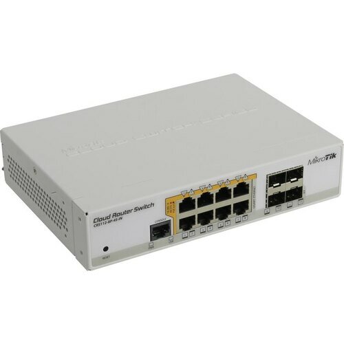 Роутер Mikrotik Cloud Router Switch CRS112-8P-4S-IN
