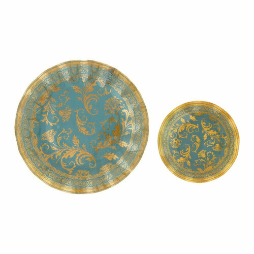 Набор для торта 7 предметов (блюдо 29,6 см + 6 тарелок 18,5 см) / 281945