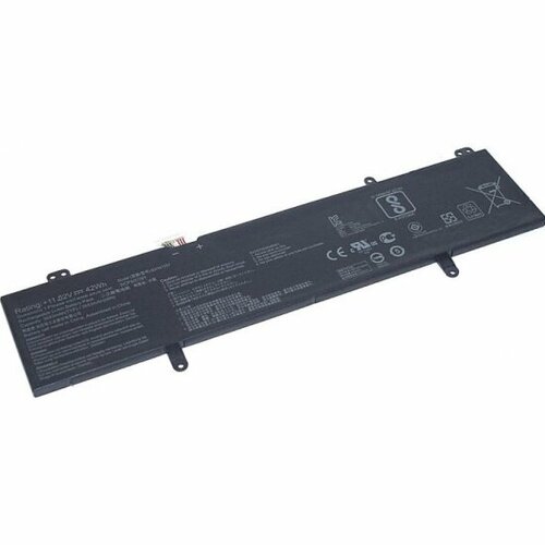 Аккумулятор для ноутбука Amperin для Asus S410UA (B31N1707) 11.52V 3650mAh черная