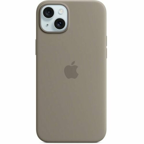 Силиконовый чехол Silicone Case MagSafe для iPhone 15 Plus-Серый