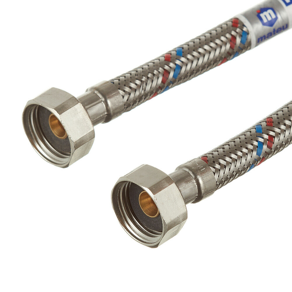 Подводка гибкая для воды Mateu 1/2 ВР(г) х 1/2 ВР(г) 30 см (701030005/THP/678546) Mateu 701030005/THP/678546