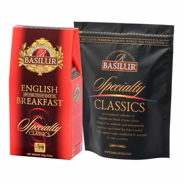 Чай черный Basilur Избранная классика Английский завтрак 100г Basilur Tea Export - фото №10