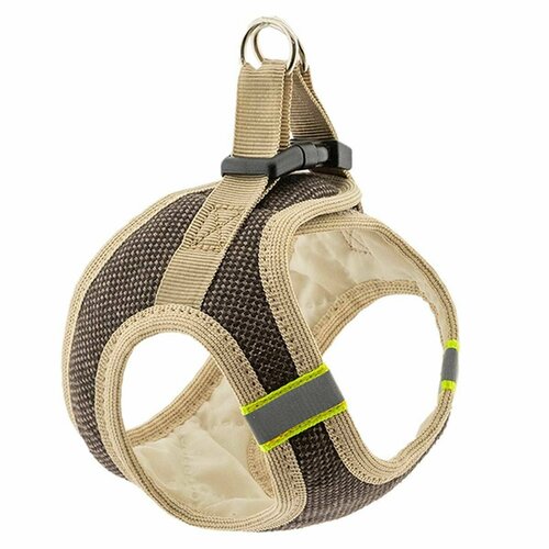 Шлейка-жилетка Дарэленд - Адам-Рогожка, М, 36х41 см, утепленная, светоотражающая, коричневая, 1 шт