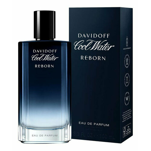 DAVIDOFF Парфюмерная вода Cool Water Reborn Eau de Parfum, 100 мл davidoff cool water for men eau de toilette 40 ml