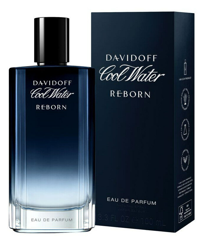 DAVIDOFF Парфюмерная вода Cool Water Reborn Eau de Parfum, 100 мл