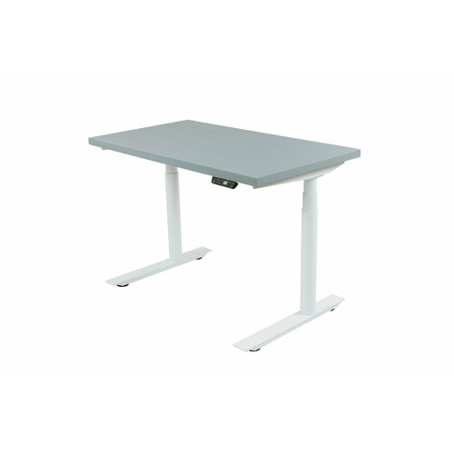 TopStol Стол с регулировкой высоты для работы стоя и сидя титан Design SE221DWS16080