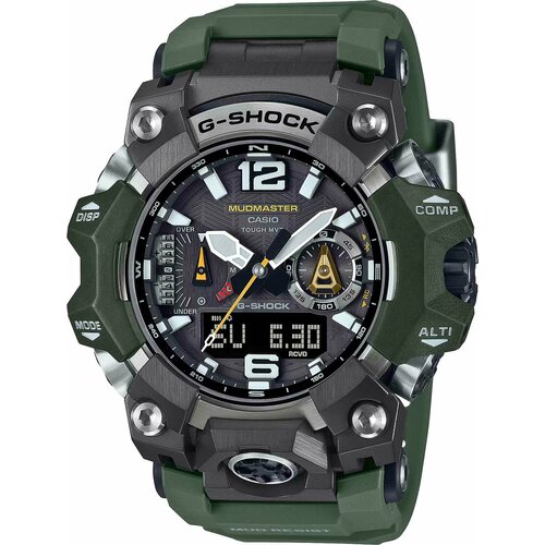 Наручные часы CASIO G-Shock, черный наручные часы casio g shock gwg 2000 1a1 carbon mudmaster чёрный размер one size