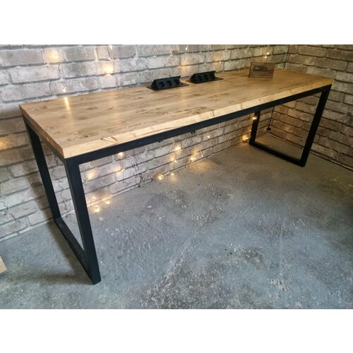 Письменный стол лофт Boss L-50, с размерами 150х75х60 см