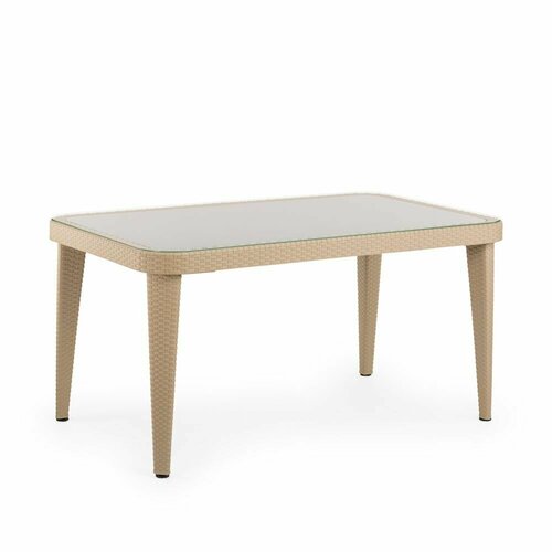 Стол со стеклянным верхом Tilia OSAKA 90x150 см Кофейный