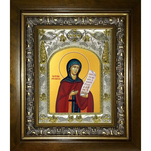 Икона София Суздальская, преподобная преподобная софия суздальская икона в резной рамке