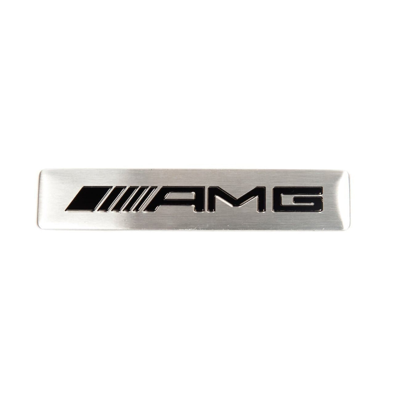 Эмблема универсальная AMG серебристая