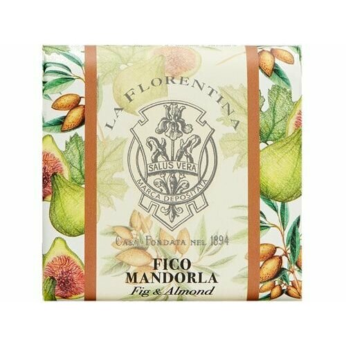 Мыло LA FLORENTINA Fig & Almond средства для ванной и душа la florentina мыло фруктовые сады fig