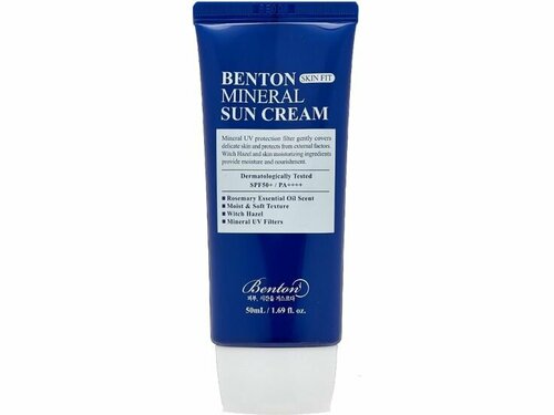 Солнцезащитный крем с минеральными фильтрами Benton Skin Fit Mineral Sun Cream SPF 50 PA