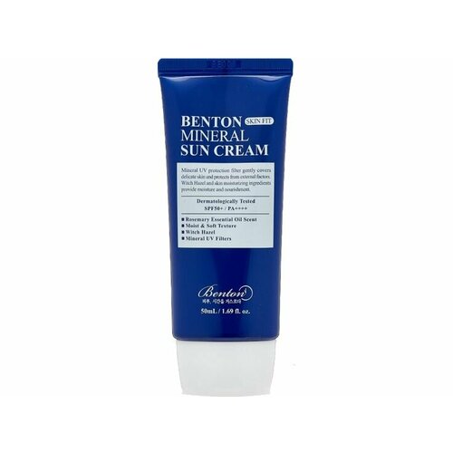 Солнцезащитный крем с минеральными фильтрами Benton Skin Fit Mineral Sun Cream SPF 50 PA