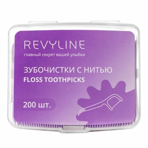 Revyline Зубочистка с нитью, 200 шт