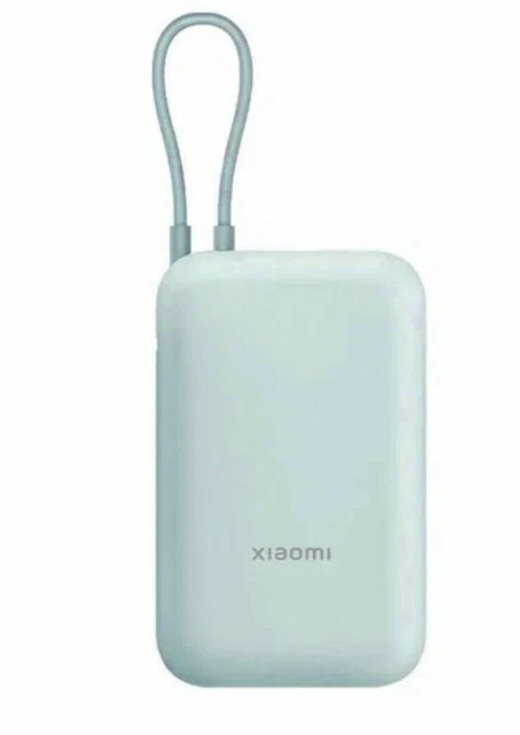 Внешний аккумулятор Xiaomi Mi Power Bank With Cable USB-C 10000mAh Pocket Version Beige (P15ZM) - фото №3