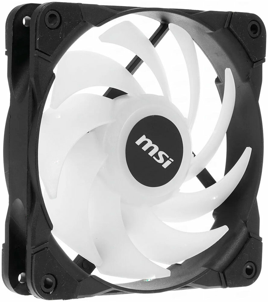 MAX F12A-3H 3*ARGB 120mm fans with hub and remote control MSI - фото №12