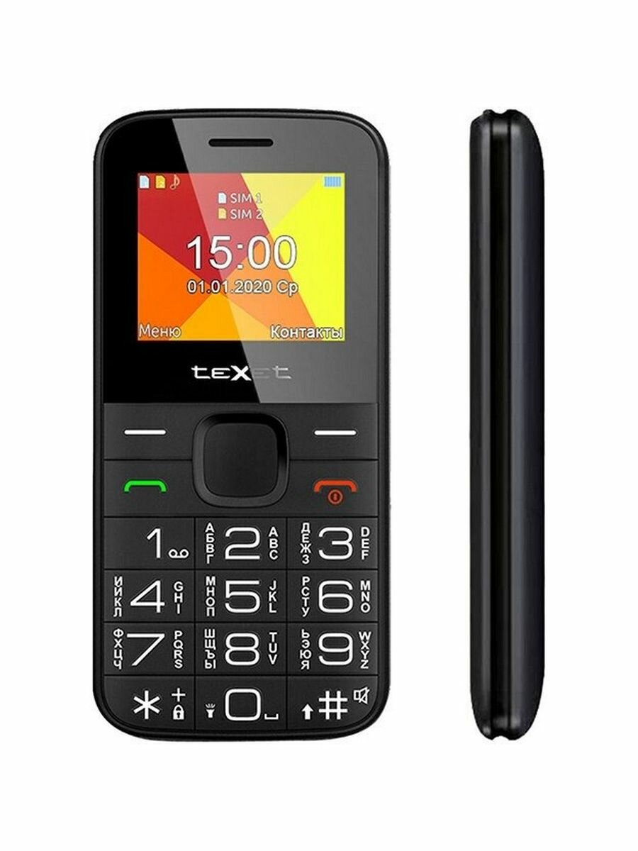 Мобильный телефон Texet TM-B201 Black
