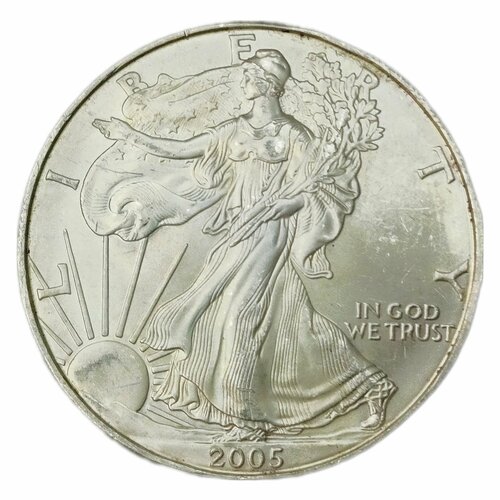 Монета 1 доллар США 2002 год Шагающая свобода