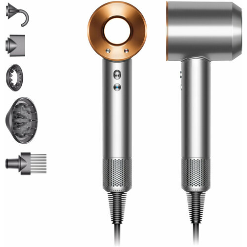 Фен Dyson Supersonic HD07, nickel/copper