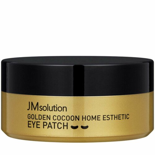 JMsolution Гидрогелевые патчи для лица и глаз с шелком и золотом Golden Cocoon Home Esthetic Eye Patch 60 шт.