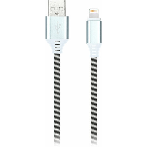 smartbuy ik 502m green дата кабель usb 8 pin 0 2 м Дата-кабель Smartbuy 8pin 1м 2А Ik-512NS ПВХ