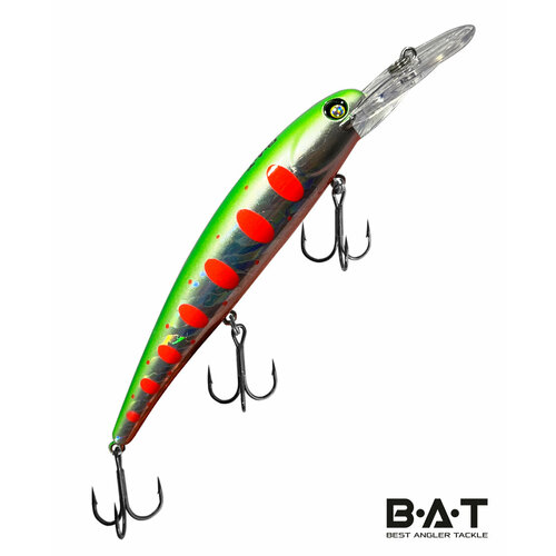 Троллинговый воблер BAT Hachiro (V) 120 mm; 19 g; 3.5-4 m/Bandit Walley/ для ловли судака и щуки