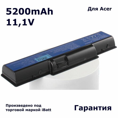 Аккумулятор iBatt 5200mAh, для Aspire 5732Z-443G255732Z-434G25 E727-452G257315 5332 E525-312G255532-312G255532-314G25D725