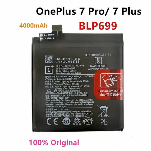 Аккумулятор для OnePlus 7 Pro / 7 Plus (BLP699) (Premium) original new replacement battery 4000mah blp699 for oneplus 7pro 7 pro 7 plus mobile phone batteries free tools