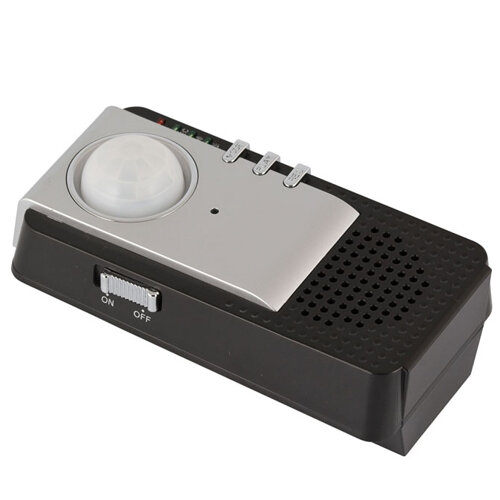 Датчик движения MT1020 2 шт. со звуковым информатором для охраны или оповещения с возможностью записи сообщения