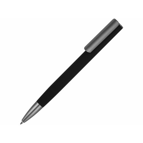 Ручка металлическая шариковая «Insomnia» soft-touch с зеркальным слоем черный