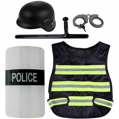 Набор полицейского с щитом HSY-169 поясной набор полицейского hsy 029
