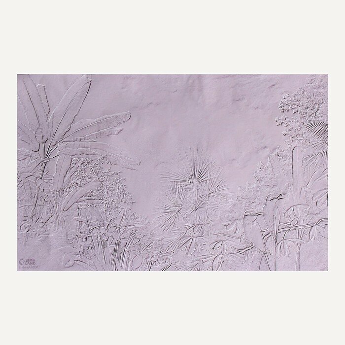 Фотофон для съёмок, винил «Барельеф джунгли», 120×80 см