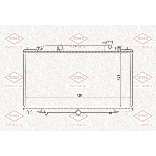 Радиатор двигателя TMI TATSUMI TGA1187 11145₽