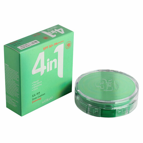 Крем-кушон для лица успокаивающий DrCellio Dr G50 4 in 1 Dodo Cushion Calming 21 Light Beige 1482₽