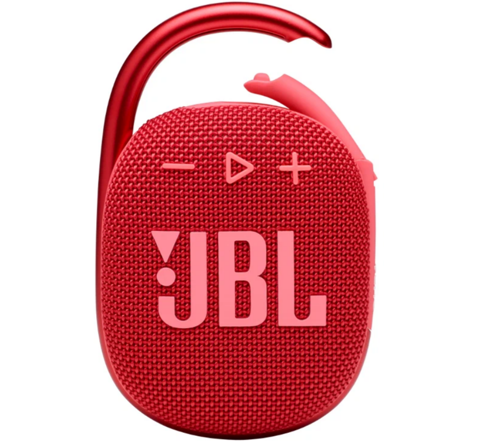 Портативная акустика JBL Clip 4, 5 Вт, красный