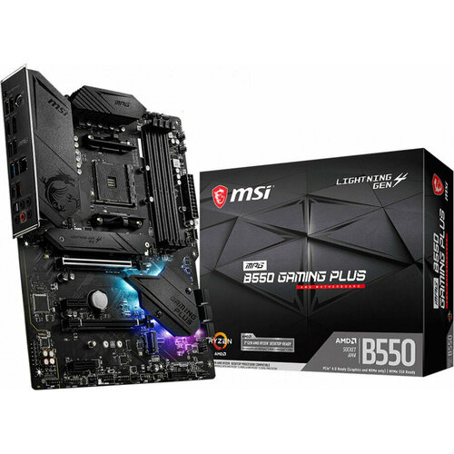 Материнская плата MSI MPG B550 Gaming Plus AM4 ATX материнская плата amd b550 sam4 atx b550 gaming gen3 msi