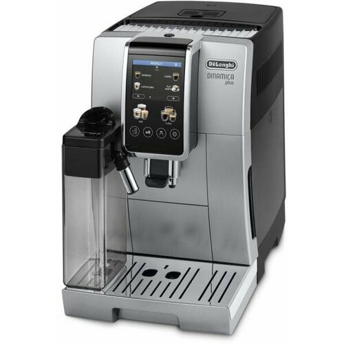 Кофемашина Delonghi Dinamica Plus ECAM380.85. SB 1450Вт серебристый/черный кофемашина dr coffee proxima f12 plus серебристый черный
