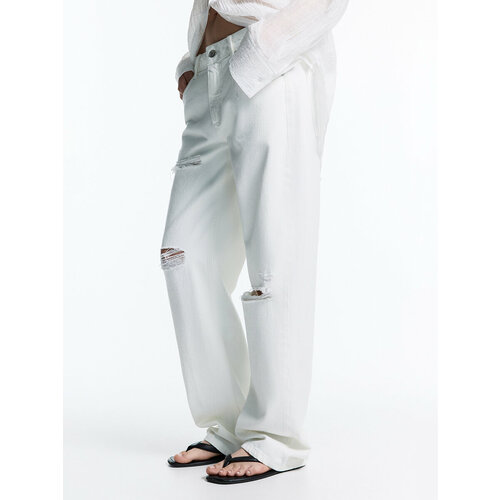 Джинсы Befree, размер S/170, белый джинсы colin s с потертостями 44 размер